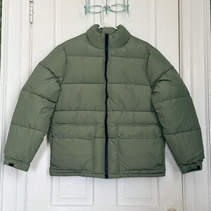 New LCKR Norse Men's Army Green Puffer Jacket Medium